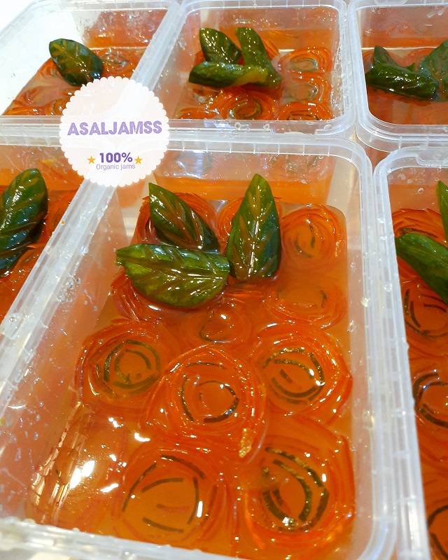 مربا کدوتنبل طرح گل